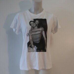 NWT Womens Proof Of Concept White Kate Moss Marc Jacobs Tee S